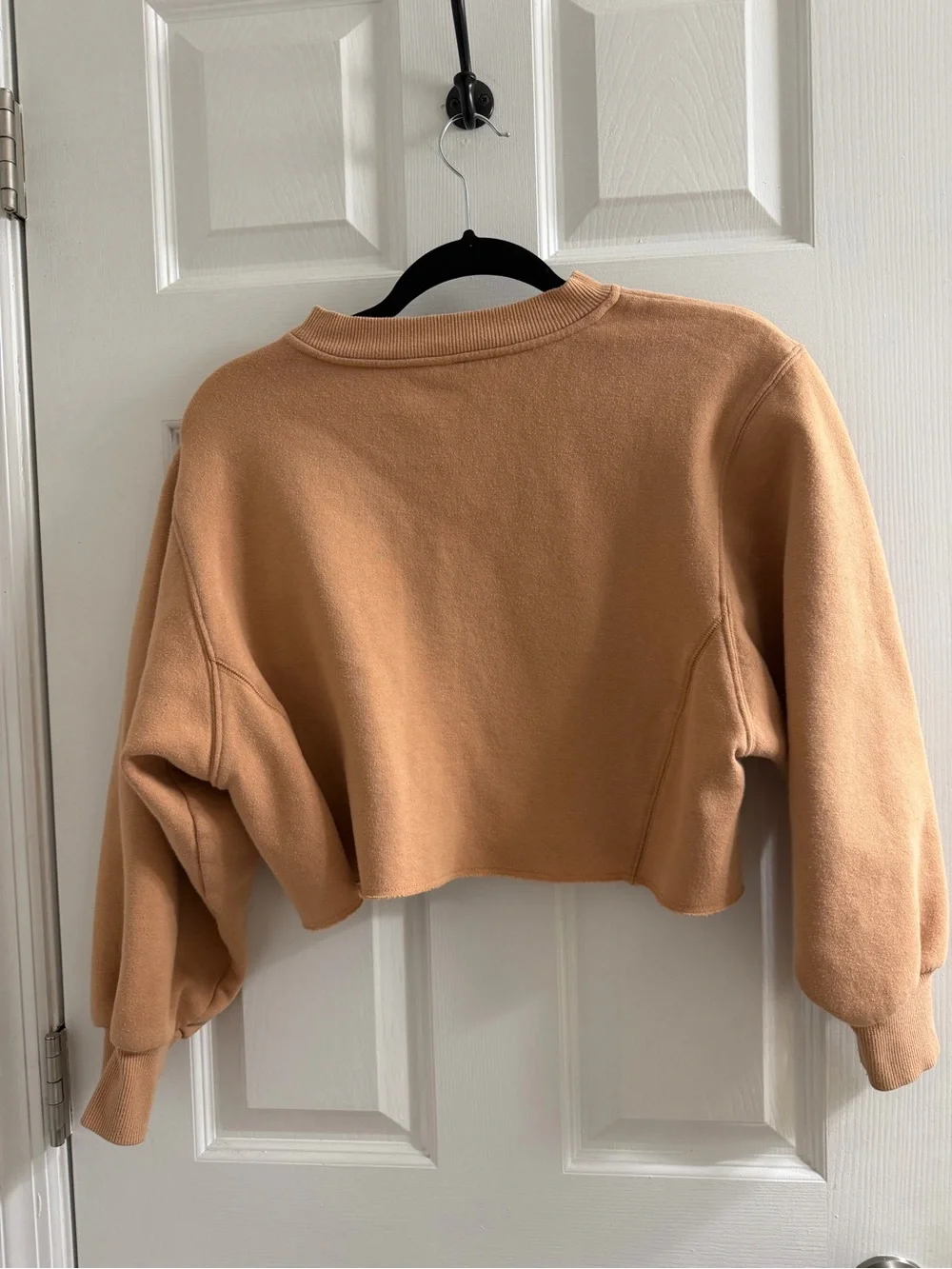 wild fable Cropped Los Angeles Sweatshirt in Tan Small California - Picture 3 of 3
